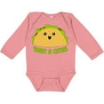 thumbnail image 3 of Inktastic Taco Bout a Cutie Cute Taco Pun Boys or Girls Long Sleeve Baby Bodysuit, 3 of 5
