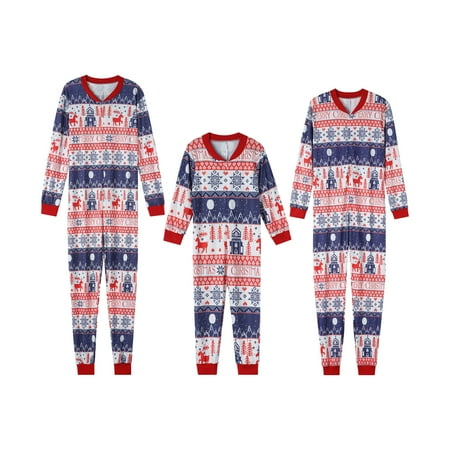 

JBEELATE Family Christmas Matching Jammies for Adults and Kids Holiday Xmas Sleepwear Set