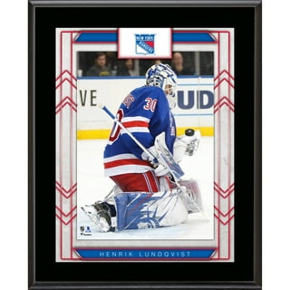Henrik Lundqvist New York Rangers Autographed Framed Blue Fanatics  Breakaway Jersey Shadowbox