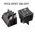 thumbnail image 2 of Bgsha 1PCS 2 Position Rectangular Rocker Switch Locking DPST On/Off 4 Pin 20A 125V, 2 of 9