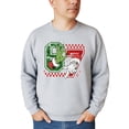 thumbnail image 3 of Six Seven Trendy Sweatshirt for Women, Men and Youth Trendy 6 7 Holiday Sweater Gray Sweatshirt Adult Medium, 3 of 4