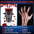 thumbnail image 4 of DE'LANCI Realistic 2 Pcs Fake Blood Makeup Kit, Washable for Clothes Mouth Eyes, Special Effects Makeup Kit for Vampire Zombie Makeup- 60g(2.12 Oz), 4 of 4