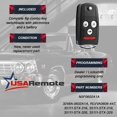 thumbnail image 5 of Car Key Fob Keyless Entry Flip Remote fits 2007-2013 Acura MDX RDX (N5F0602A1A), 5 of 5