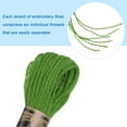 thumbnail image 4 of Unique Bargains Green Embroidery Floss, 8m - 12 Skeins, 4 of 6