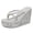 Silver rhinestones, variant on Women’s Rhinestone Wedge Flip Flops, Sparkly Platform Thong Sandals