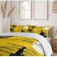 thumbnail image 6 of Ambesonne Windmill Duvet Cover Sets, Australia Sunset View, 2-King, Earth Yellow Black, 6 of 7
