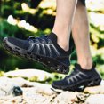 thumbnail image 3 of Zapatos de agua de playa para hombre zapatillas de deporte de malla transpirable para vadear de secado rápido para vadear en la playa JShteea El nuevo, 3 of 9