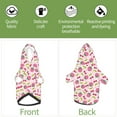 thumbnail image 3 of Uemuo Strawberry And Cheery for Winter Dog Hoodie Sweatshirts with Pockets Warm Dog Clothes for Small Dogs Chihuahua-Large, 3 of 8