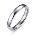 thumbnail image 1 of Bague en Acier Inoxydable pour Femmes Mariage Fiançailles Promesse, 1 of 4