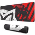 thumbnail image 1 of Black Red Large Mouse Pad (31.5x11.8 inch) - Non-Slip Base, Stitched Edge for High Performance Gaming and Office Work, 1 of 7