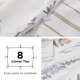 thumbnail image 5 of Funda de edredón, tamaño queen, reversible, bonita flor blanca, 5 of 7
