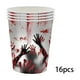 thumbnail image 1 of Juego de Vajilla para Fiesta de Halloween, Mantel Desechable para Fiesta de Miedo, Fiesta Temática de Halloween, 1 of 4