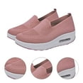 thumbnail image 4 of 1Pair Woman Sports Mesh Shoes Breathable Relaxation Slugged Bottom Sneakers, 4 of 9