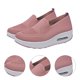 thumbnail image 2 of 1 par de zapatillas deportivas de malla para mujer, transpirables y relajantes, con suela gruesa., 2 of 7