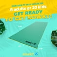 thumbnail image 4 of SOWKT Lily Pad Floating Mat for Lakes and Boating (18x6 Feet, Green/Yellow), 4 of 7