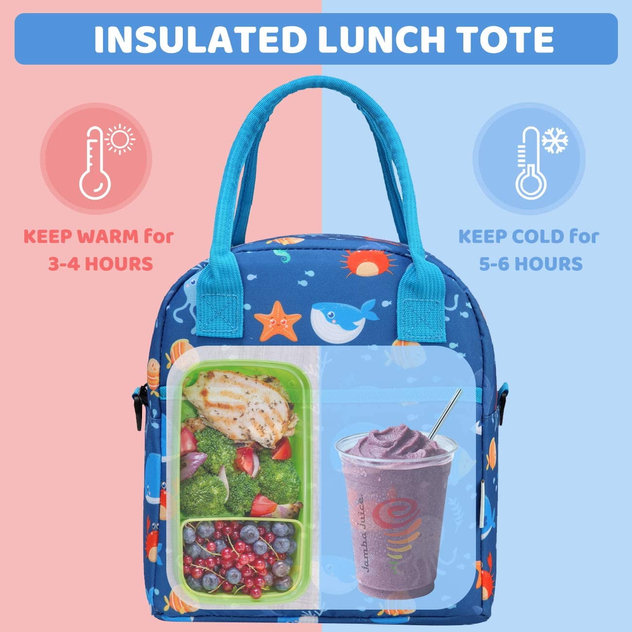 Details about   Trucks Thermal Insulated Lunch Box Cooler Bag Cute Boys Kids Tote Small for 