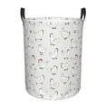 thumbnail image 2 of Goofa Funny Chicken Printed Circular Hamper,Laundry Basket with Handles,Storage Baskets Foldable,Large Capacity Laundry Hamper-, 2 of 8