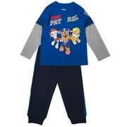 Nickelodeon Paw Patrol 2 PC Long Sleeve Shirt Pants Outfit Set Boy Size 6