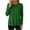 #018 Green, variant on Felirenzacia Women's Long Sleeve Sweatshirts, Pullover Undershirt, Hoodless Crewneck Cuffed Shirt for Women, Size: S-2XL