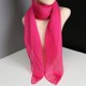 thumbnail image 1 of Nvzi Bufanda elegante personalizada, bufanda de color sólido, bufanda fina de gasa, bufanda decorativa cuadrada versátil (rosa), 1 of 1