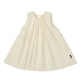thumbnail image 1 of YOUSNH Robe à Manches Courtes pour Filles Tout-Petits Robes de Danse Vêtements Robes pour Filles Beige 4-5 Ans, 1 of 4
