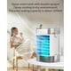 thumbnail image 1 of 4-IN-1 1000ML Air Cooler 7 Color Lights Personal Mini Conditioner Fan for Room Office, 1 of 5
