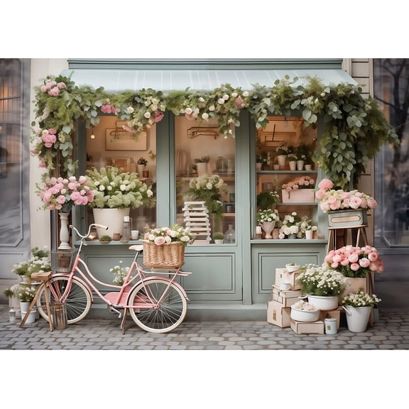 Mehofond Photography Backdrops Spring Flower Store Valentine's Day Wedding Girl Birthday Party Romantic Shop r Background
