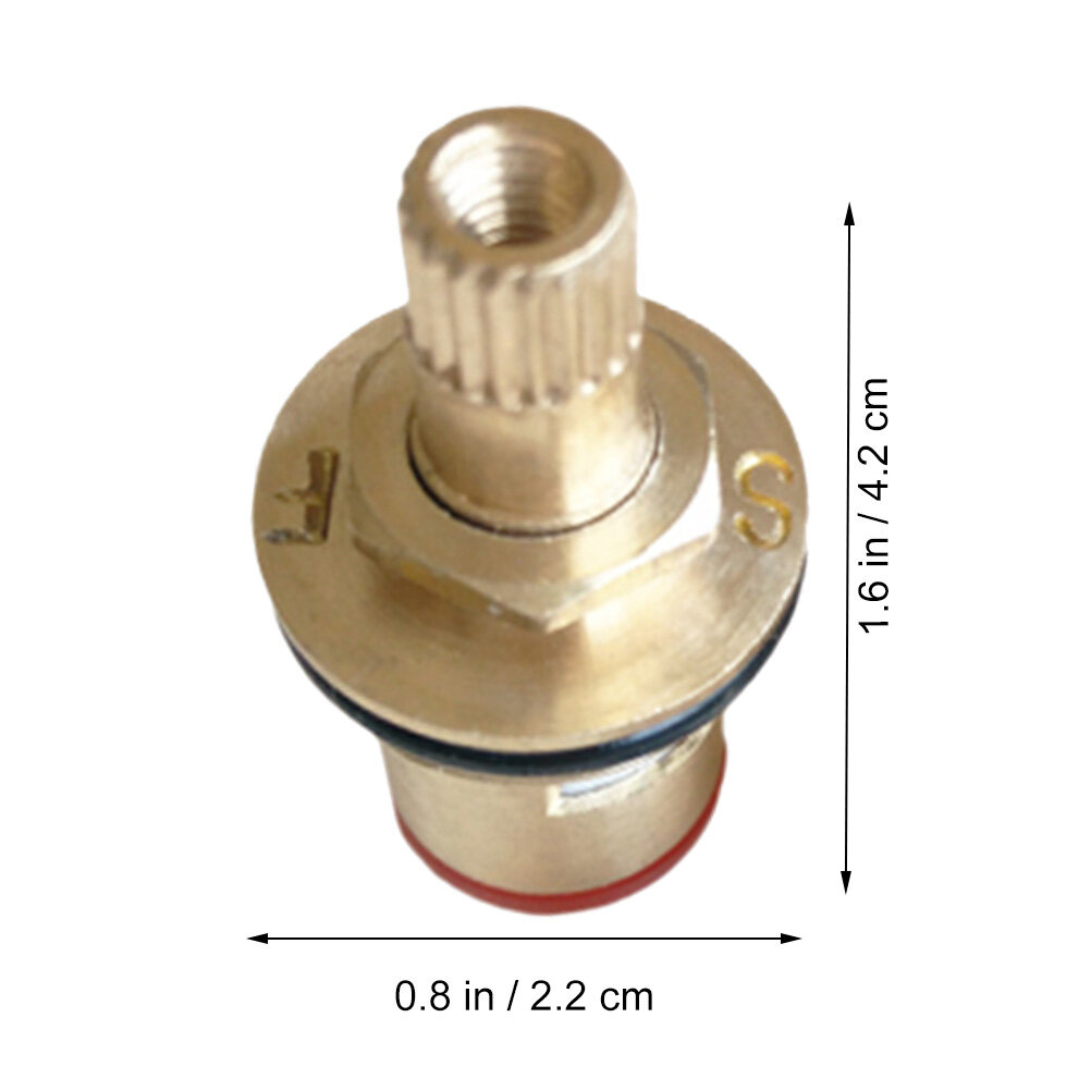 4pcs Faucet Valves Core Replacement Hot Cold Water Faucet Valves Tool