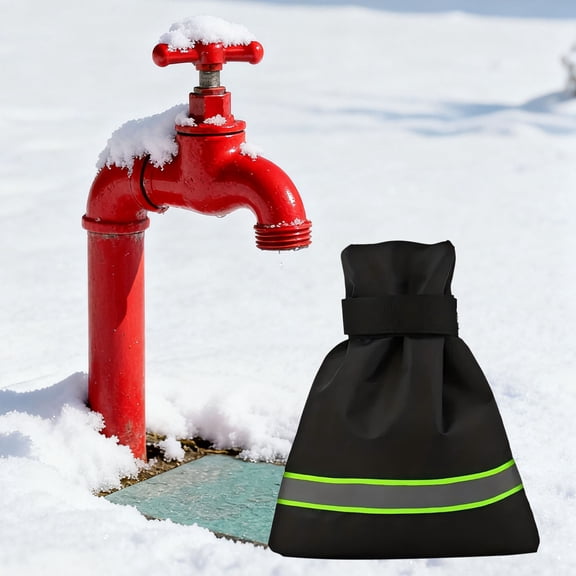 Outdoor Faucet Cover for Winter Freeze Protection 5.9" W x 7.09" H Reusable Waterproof Insulated Spigot Cover Garden Hose Bib Cover for Outdoor Faucet Pipe Insulation and Backflow Protector