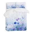 Service Spring Sheet Spring 4 piece Duvet Cover Set, Comfort Bedding Set Queen Size Include ...