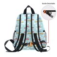 thumbnail image 5 of FORMRS Kids School Backpack with Front Zippered Pocket 12" Student Travel Daypack, Blue Trains Pattern, 5 of 6