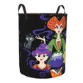 thumbnail image 2 of Cesta de almacenamiento grande Hocus Pocus, cesto para ropa sucia, baño, decoración del hogar, cesto de almacenamiento redondo plegable, cesto para niños y niñas, cajas, ropa M, 2 of 8
