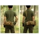 thumbnail image 5 of Riñonera táctica de asalto militar, cinturón de cadera, eslinga, bolsa de equipo lumbar del ejército, bolsas de alcance para manillar de cámara EDC (parche incluido), marrón, 5 of 5