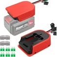 thumbnail image 1 of 2X Power Wheels Adapter for Bauer 20V Battery, DIY Adaptor for Bauer 20V Battery, Power Station Conversion Kit with Fuses, Terminals, 14AWG Wire, Converter for Rc Car Toys, Robotics, Rc Truck, 1 of 8