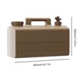 thumbnail image 2 of Contenedor de agua portátil de gran capacidad de 20 litros con grifo para acampar (café), 2 of 6