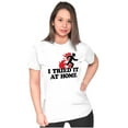 thumbnail image 4 of Tried It Home Nerd Science Project Womens Fitted Plus Size Graphic Tee Brisco Brands 3X, 4 of 5