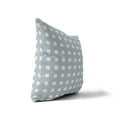 thumbnail image 3 of Dot Locked Slate Blue Throw Pillow, 3 of 4