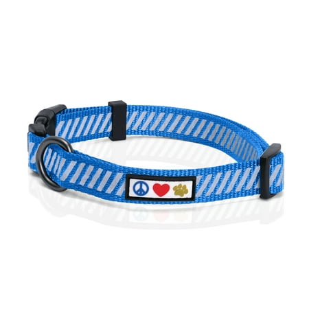 UPC: 0735255518399 | Pawtitas Reflective Dog Collar for Dog and Puppies Extra Small and Small Puppies – Blue XS Collar