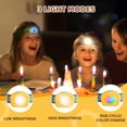 thumbnail image 2 of EverBrite Linterna Frontal LED Recargable para Niños con Modo RGB y Diadema Ajustable, Linterna Frontal Multicolor de 3 Modos para Niños, Lámpara Frontal para Niños para Acampar, Leer, Explorar, Hallo, 2 of 5