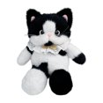 thumbnail image 2 of Linda mochila rellena gato mochila mochila ligera mochila de viajes de viaje para niñas de la fiesta para niños aniversario regalo de cumpleaños negro, 2 of 10