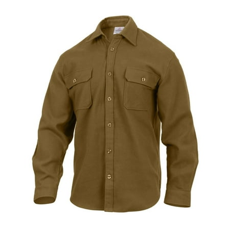 - Extra Heavyweight Brawny Flannel Shirt, Solid Colors