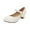 White, variant on Wancir Girls Dress Shoes Low Heels for Little Girl Mary Jane Shoes Flower Girl Princess Wedding Party Toddler Girl Dress Shoes
