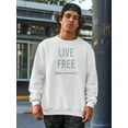 thumbnail image 2 of Golden Quote Viii Sweatshirt Men -Anna Hambly Designs, Male XX-Large, 2 of 4