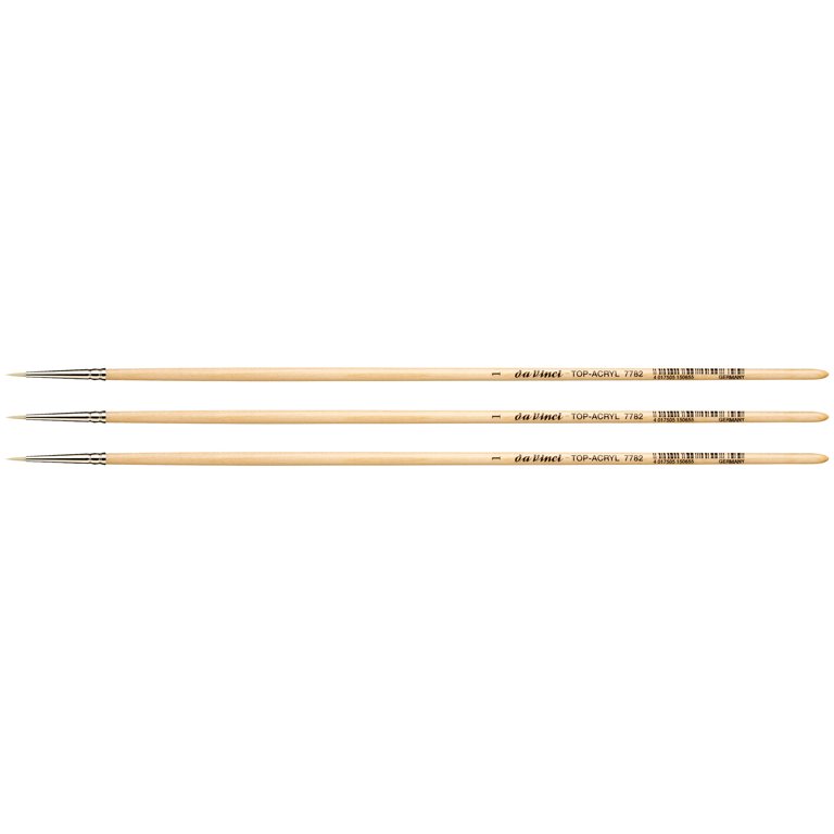 DA VINCI TOP-ACRYL SCHRÄGPINSEL SYNTHETIKFASERN LANGER STIEL FÜR ÖL UND ACRYL SE