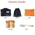 thumbnail image 2 of Anime Demon Slayer Kimetsu No Yaiba Agatsuma Zenitsu Cosplay disfraz mujeres hombres Kimono uniforme fiesta de Halloween para niños adultos, 2 of 2