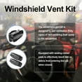 thumbnail image 2 of Windshield ventilation kit,Windscreen Windshields 2pcs Utv Kit 2pcs Vent Kit Utv Windshield Vent Utv Wind Vent Windsn Ha-coated Winds Kit Windsn Ha-coated Rusuo Windshield Kit Black, 2 of 5