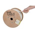 thumbnail image 1 of Cable Ethernet TRUE CABLE Cat6, blindado Plenum, 1000 pies, blanco, 1 of 7