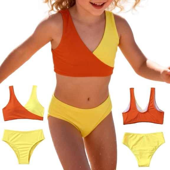 Kids Swimsuit For Girls Swimsuit With Shorts 2 Piece Toddler Bathing Suit Girl Girls Clothes Size 140