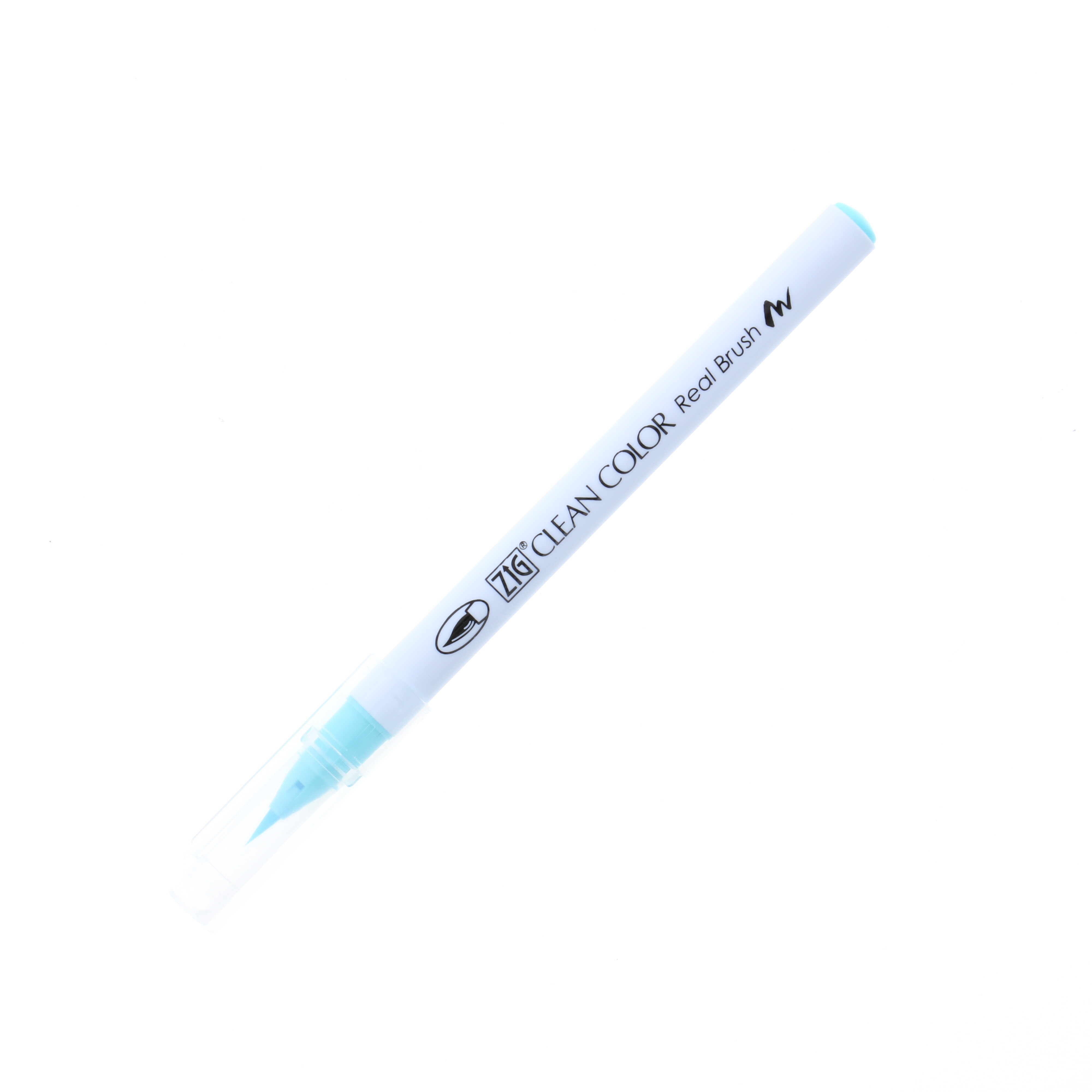 Kuretake Zig Clean Color Real Brush Marker, Light Blue - Walmart.com