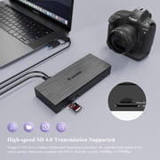 WAVLINK 19-in-1 USB C or USB A 10G Universal Quad 4K QV4K Docking Station with 100W Power Delivery Charging for MacBook Neo MacOS & Windows Laptop, 4 HDMI, 4 DP, SD 4.0 Card Reader, 2.5Gbps Ethernet